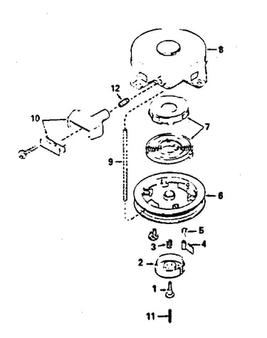 Rewind starter no. 590420a