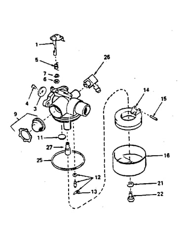 Carburetor no. 632420