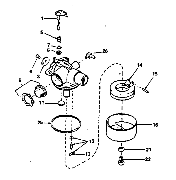 Carburetor no. 632388