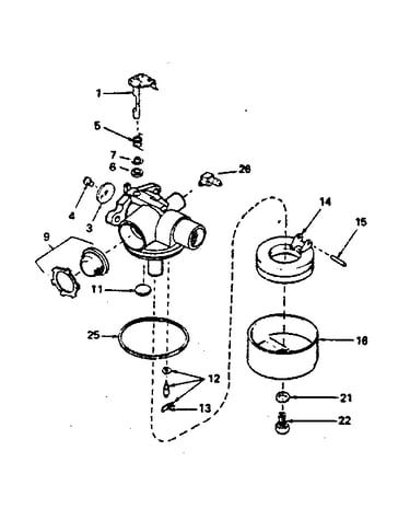 Carburetor no. 632388