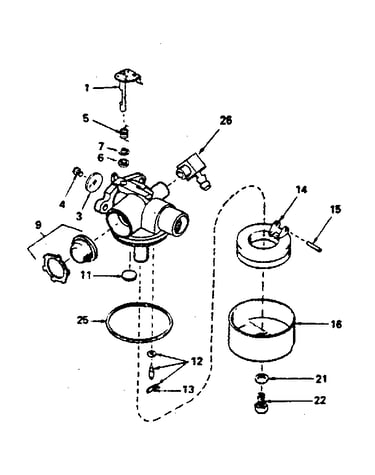 Carburetor no. 632389