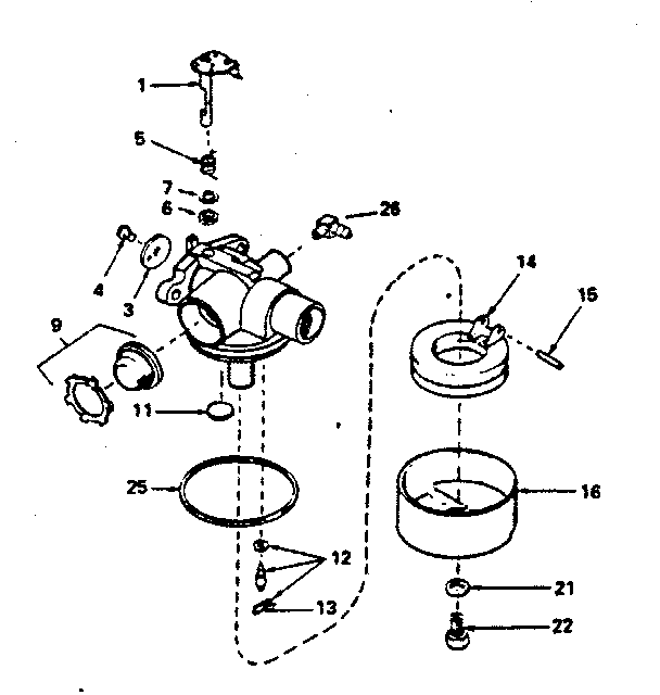 Carburetor no. 632388