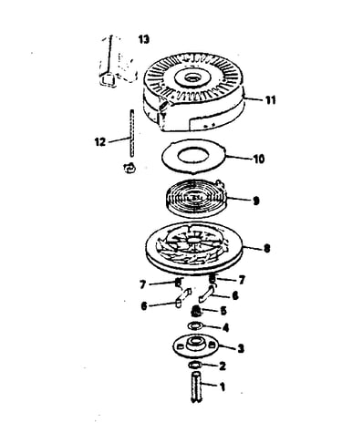 Rewind starter no. 590621