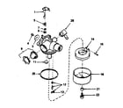 Craftsman 143374152 carburetor no. 632389 diagram