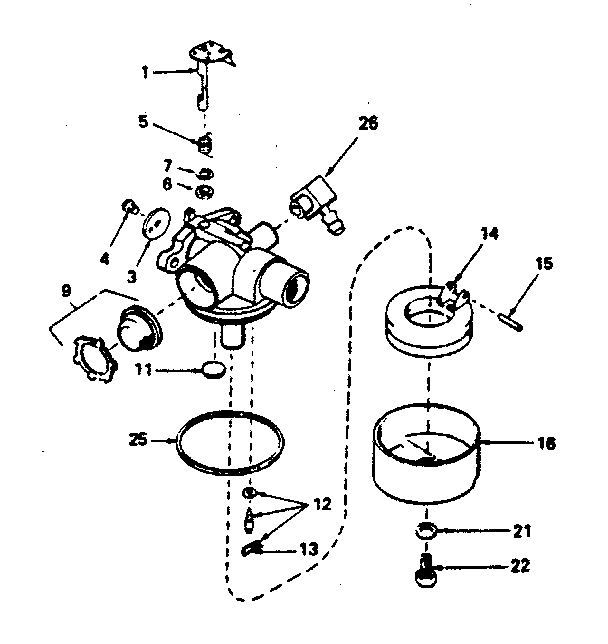 Carburetor no. 632389
