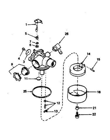 Carburetor no. 632389