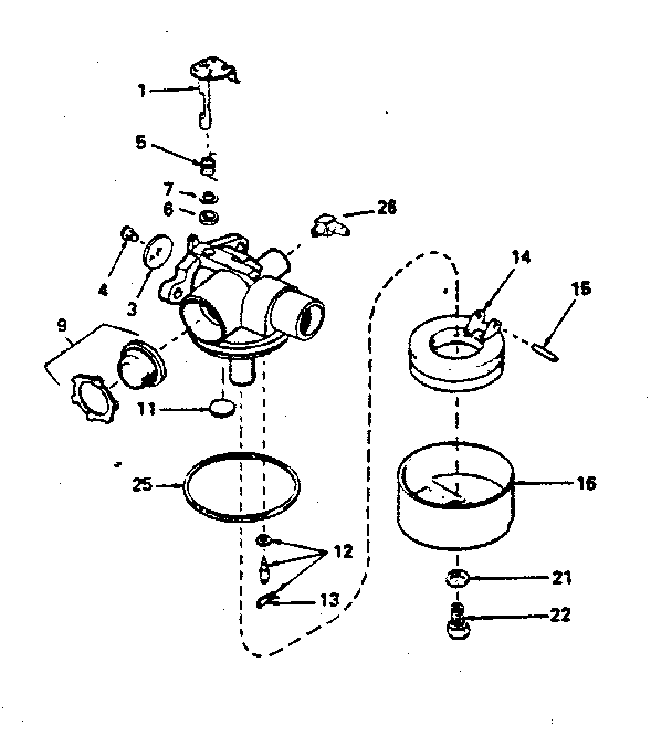 Carburetor no. 632388