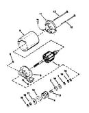 Electric starter motor no. 34934