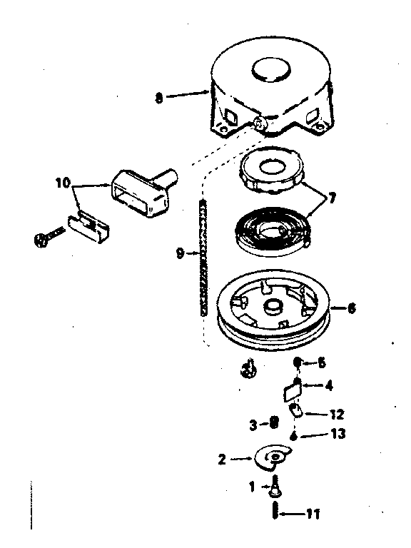 Rewind starter no. 590473