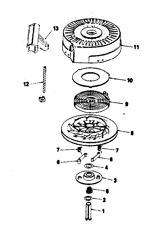 Rewind starter no. 590642