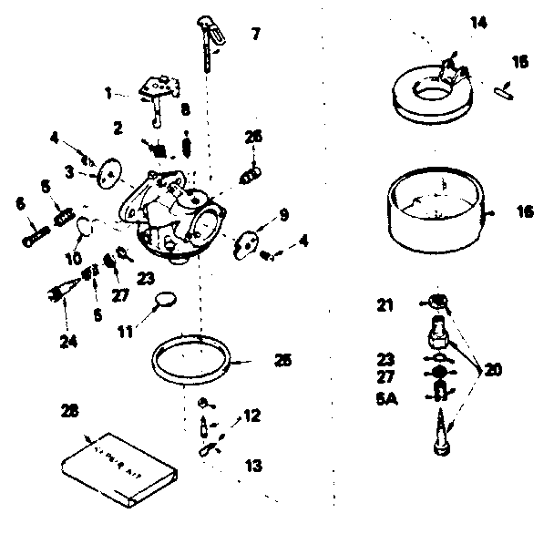 CARBURETOR NO. 632334