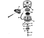 Craftsman 143796012 rewind starter no. 590630 diagram