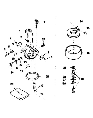 Carburetor no. 632334