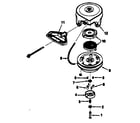 Craftsman 143796032 rewind starter no. 590630 diagram