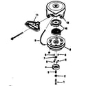Craftsman 143796042 rewind starter no. 590630 diagram