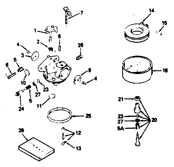 CARBURETOR NO. 632370