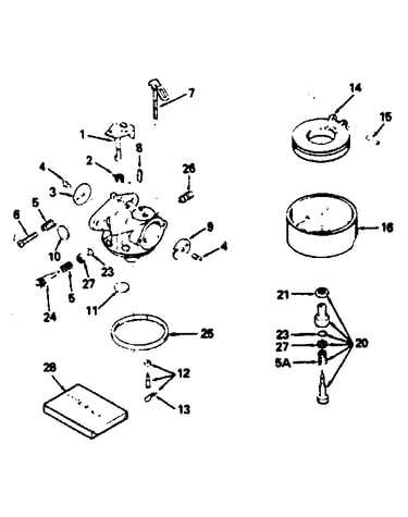 Carburetor no. 632370