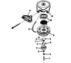 Craftsman 143796053 rewind starter no. 590630 diagram