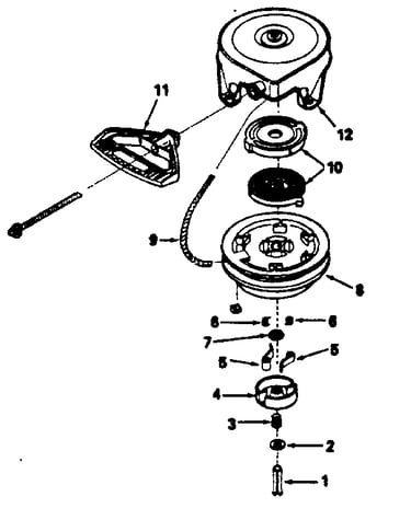 Rewind starter no. 590630