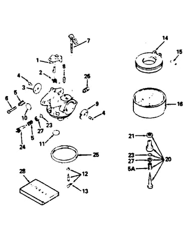 Carburetor no. 632370