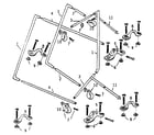 Sears 308621180 frame assembly diagram