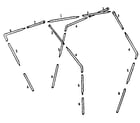 Sears 308770660 frame assembly diagram