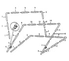 Sears 37677174 frame assembly diagram