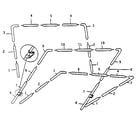 Sears 37677175 frame assembly diagram