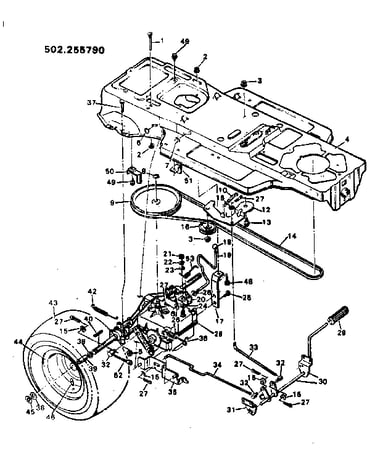 Motion drive replacement drive parts