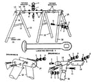 Sears 512725042 a-frame assembly diagram
