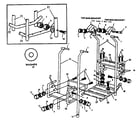 Sears 512725042 lawn swing hanger assembly diagram