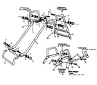 Sears 512725042 slide assembly diagram