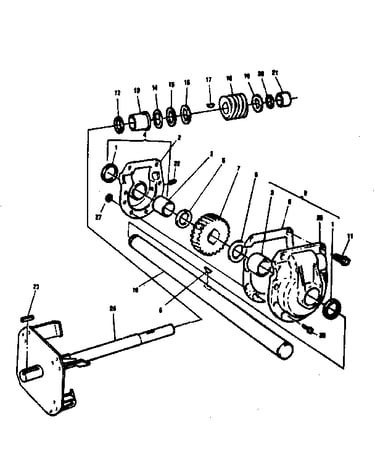 Gear box repair parts