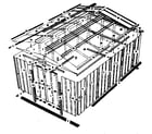 Sears 697685350 10' x 13' storage building diagram