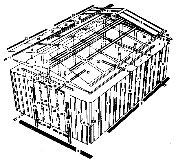 10' x 13' storage building