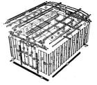 Sears 697686420 10' x 13' storage building diagram