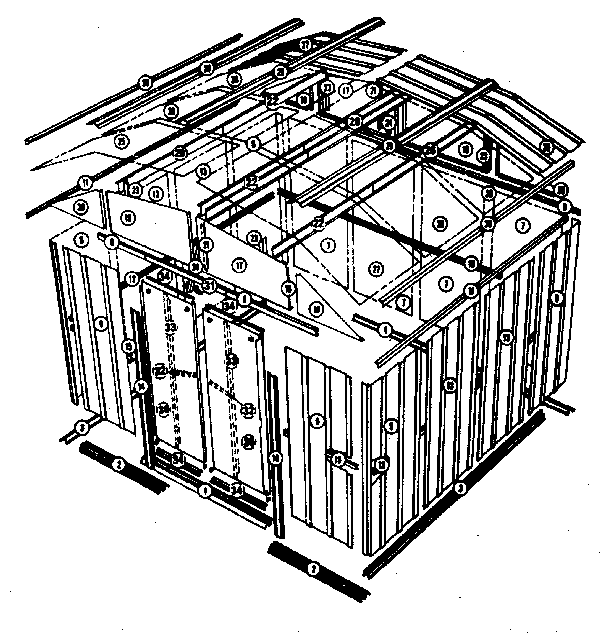 10' x 9' storage building