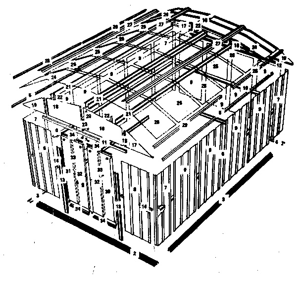 10'x13' storage building