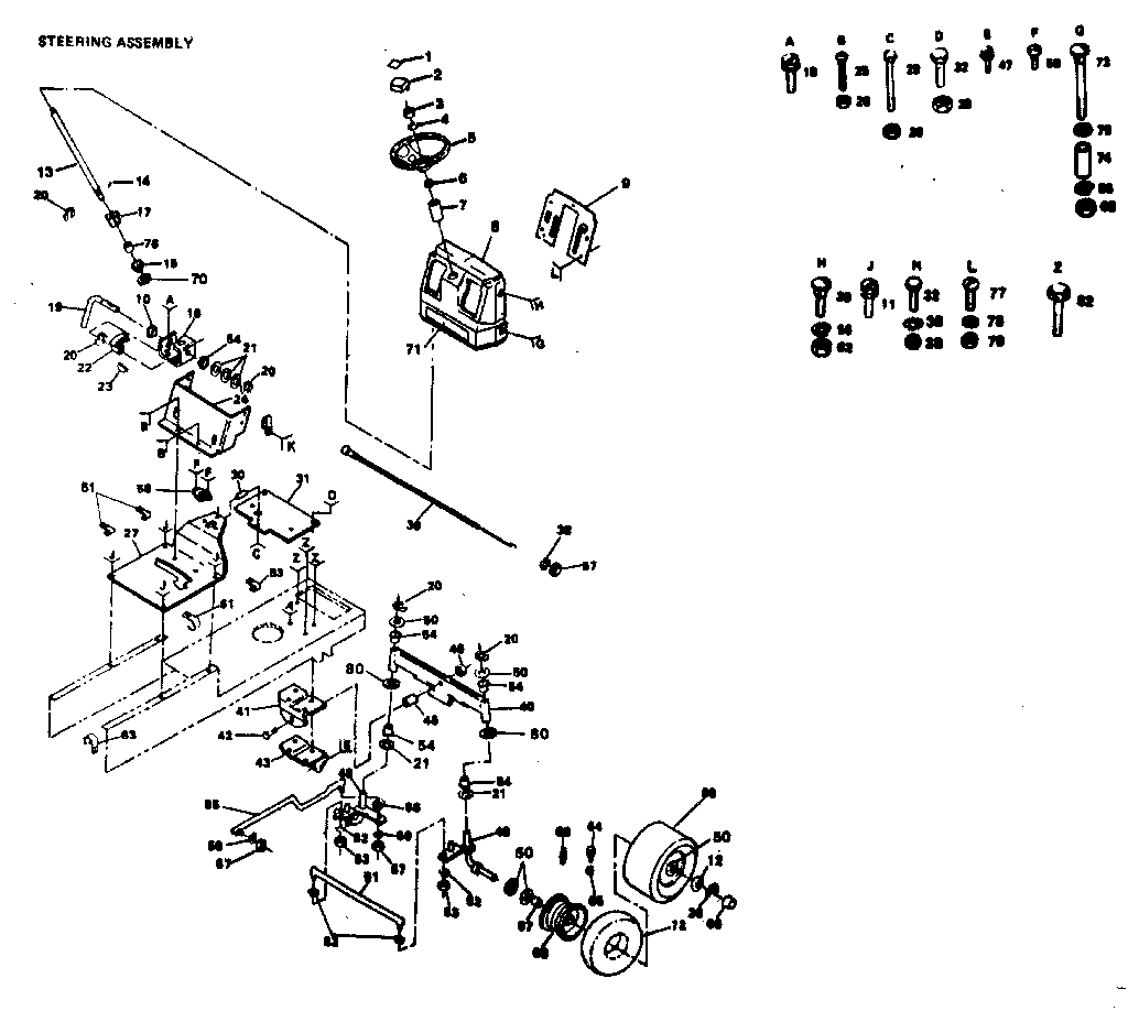 Steering assembly