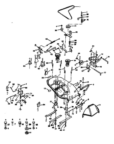 38" mower