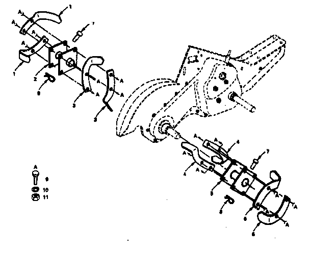 Tine assembly