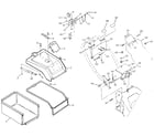 Craftsman 917384020 lift-top grass catcher diagram