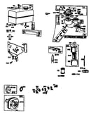 Carburetor and fuel tank assembly