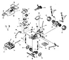 Sears 54009 replacement parts diagram