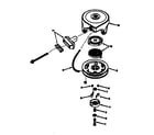 Tecumseh HM100-159151G rewind starter diagram
