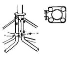 Sears 71215 base assembly diagram