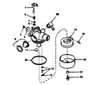 Craftsman 143354452 carburetor no. 632389 diagram
