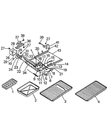 Bottom pan assembly and accessories