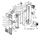 Kenmore 629756840 cabinet and body assembly diagram