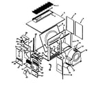 Kenmore 867815203 cabinet parts diagram